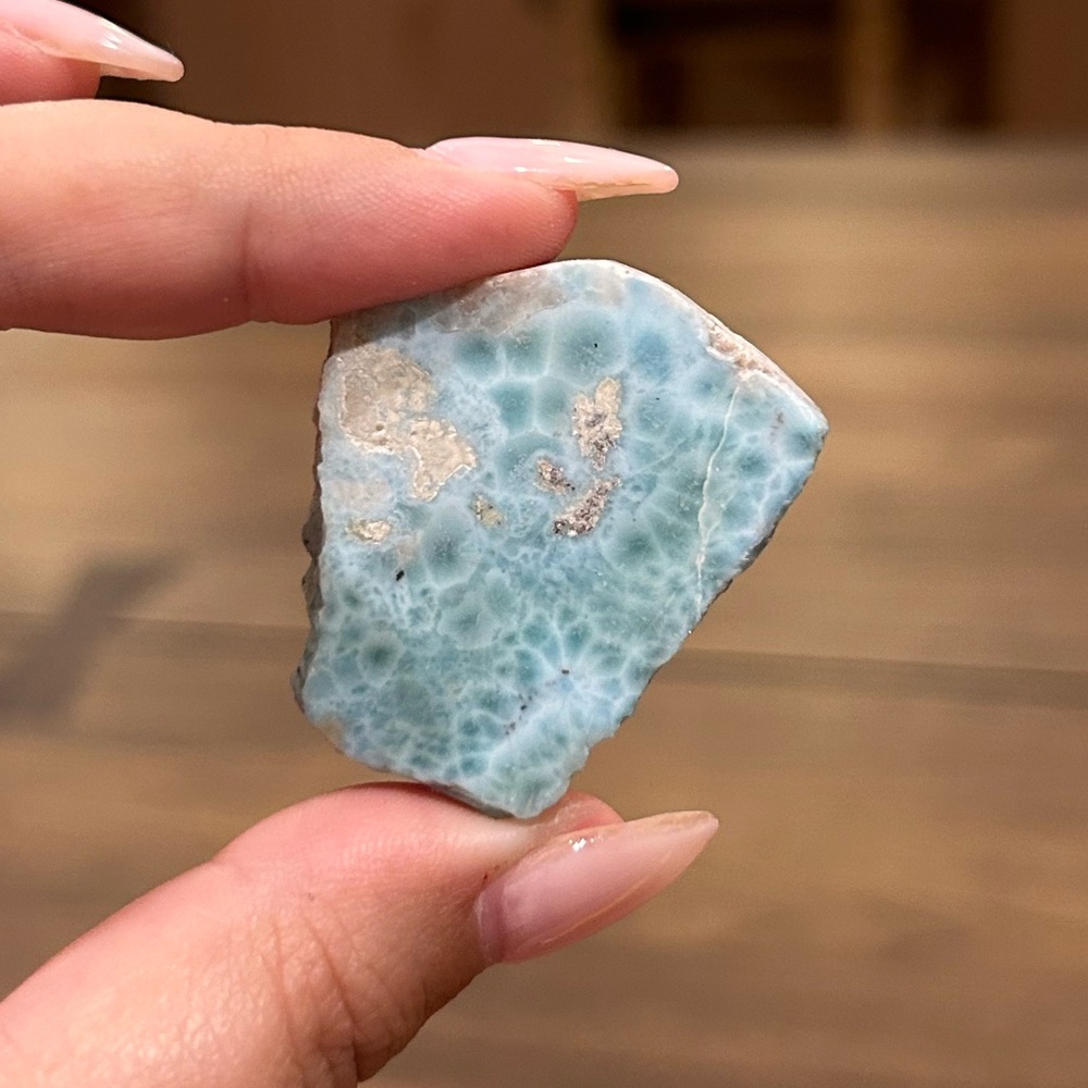Larimar Flat Stone